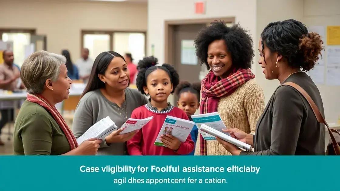 Eligibility criteria for assistance Eligibility criteria for assistance