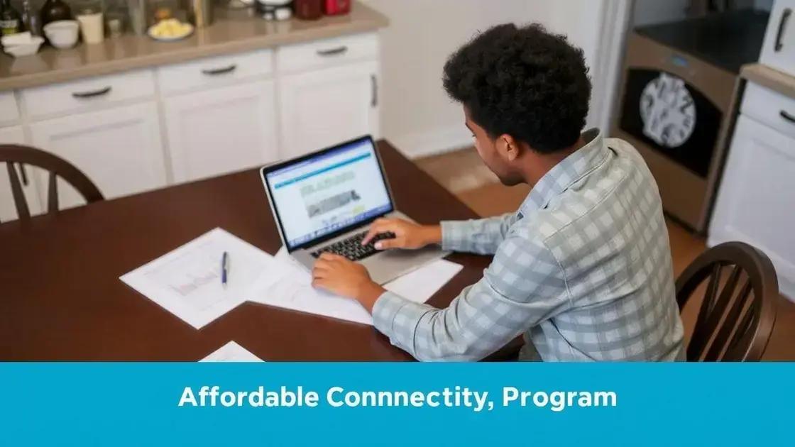 Applying for the Affordable Connectivity Program Applying for the Affordable Connectivity Program
