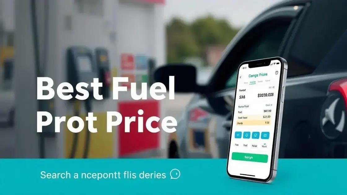 How to find the best fuel prices