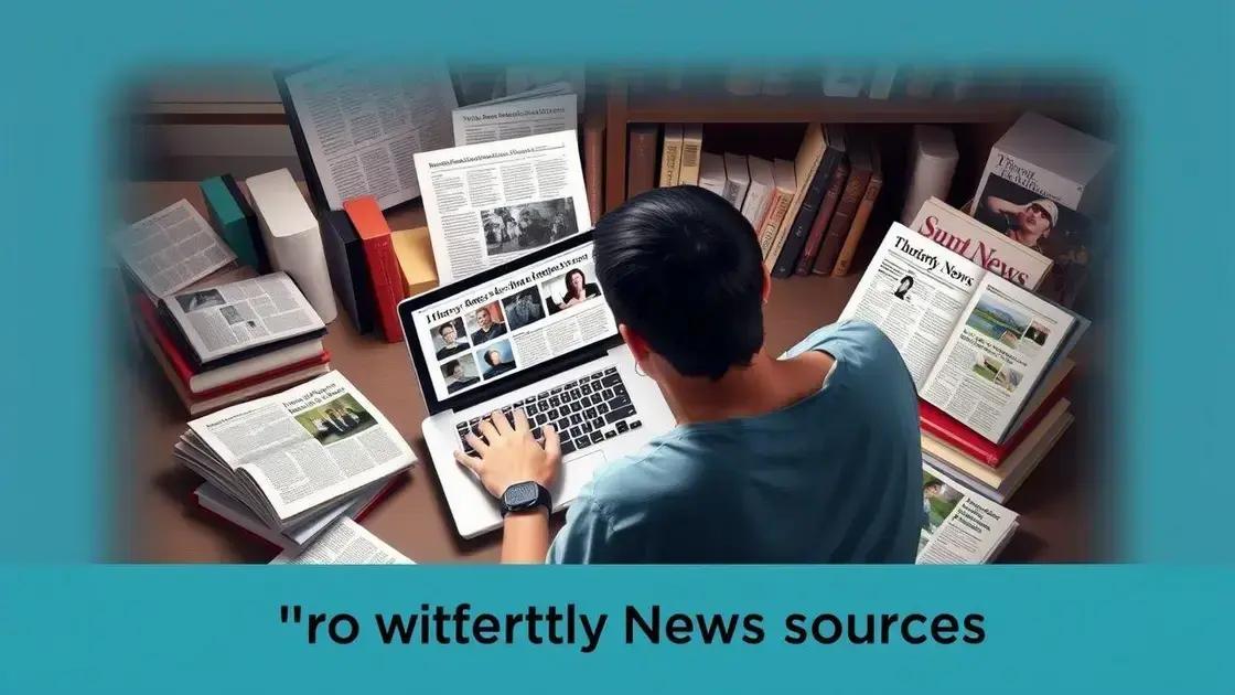 How to find trustworthy news sources