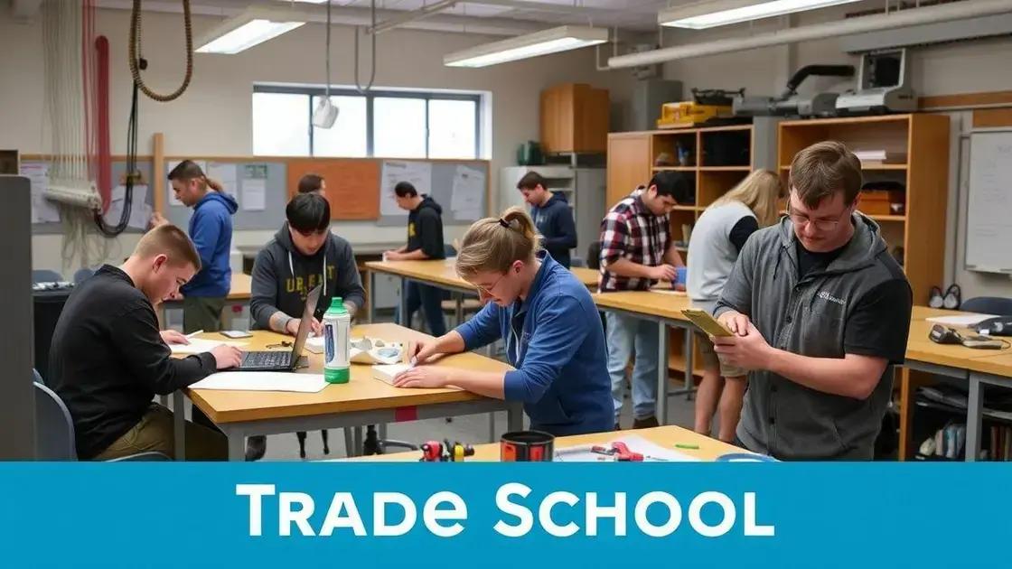 Benefits of attending trade schools