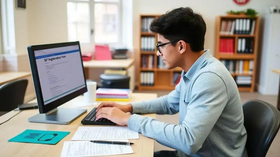 Tips for filling out the SAT registration form